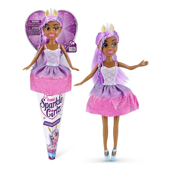 Figura Princesa Sparkle Girlz Unicornio Hadas Ub