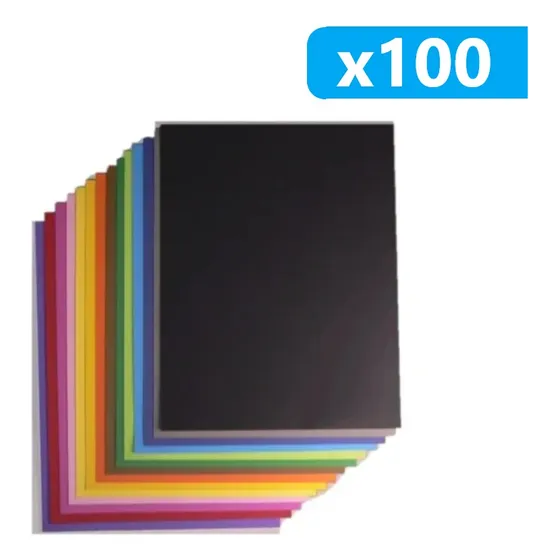 Cartulinas De Colores Surtidos Marca Kores 220gr 