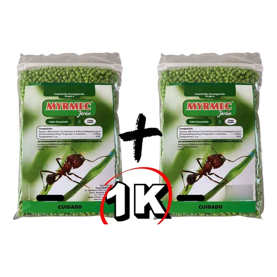 Hormiguicida Myrmec Cebo Granulado Mata Hormigas Mirex 1 Kg