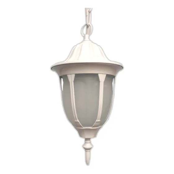 Lámpara Designers Colgante Tipo Farol Blanco Mod. Savannah