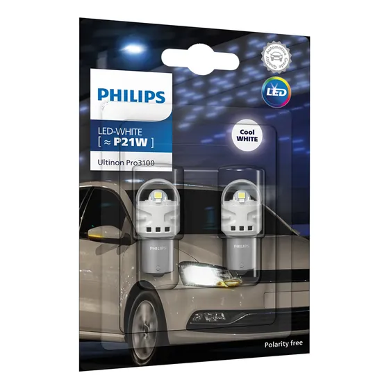 Led Philips Ultinon Pro3100 P21w 12v 1 Polo Branco 6000k
