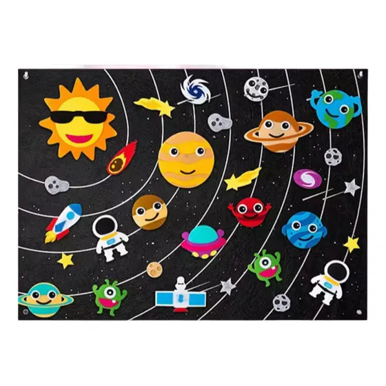 Juego Sensorial Fieltro, Juego Didactico Para Niños