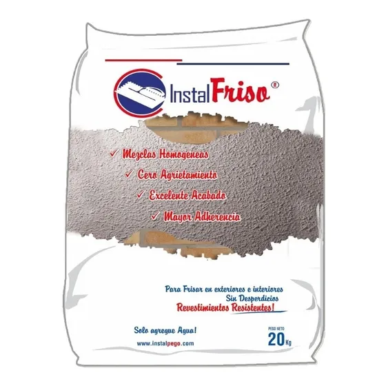 Instalfriso 20kg Mezcla Para Frisar Morteros Venezolanos 