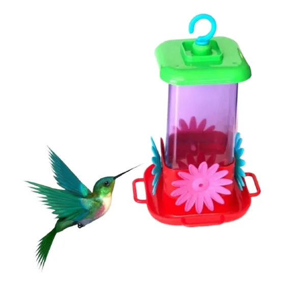 Bebedero Para Colibri Picaflor  Anti Hormigas 4 Flores 