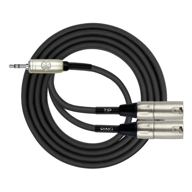 Cable Y Mini Plug-2xlr Macho 3m Y-370pr-3 Kirlin