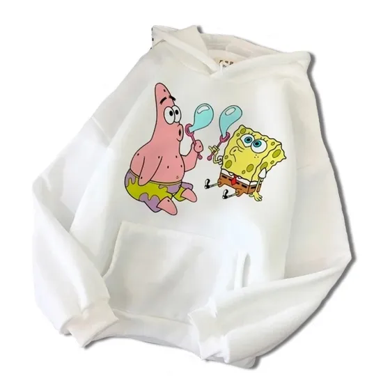 Blusa Moletom Bob Esponja & Patrick Estrela Desenho Animado