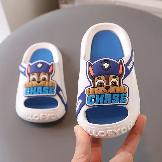 Pantuflas Paw Patrol Antideslizantes Suela Suave Niños