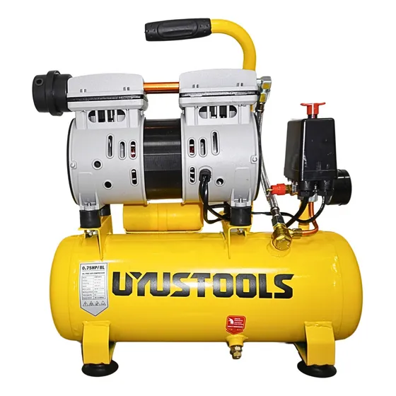 Compresora Silenciosa Compresora De Aire  8l-550w Uyustools