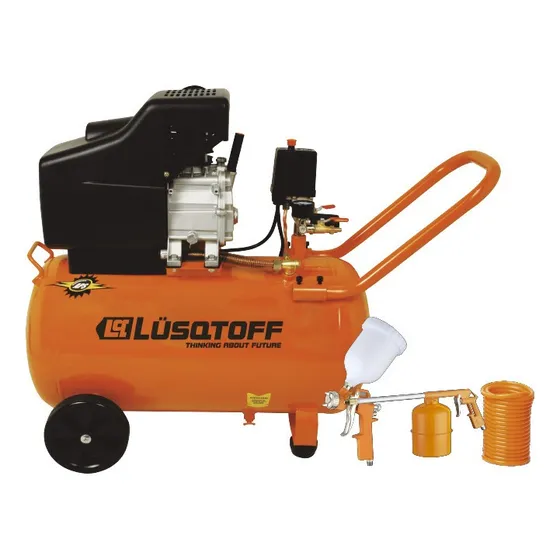 Compresor de aire eléctrico portátil Lüsqtoff LC-2550BK 50L 2.5hp 220V