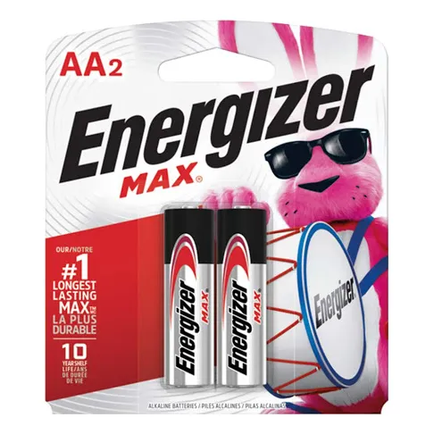 Pila Baterias Energizer Alcalina Doble Aa
