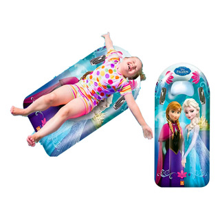 Flotador Inflable Cama Montable Alberca Camastro Frozen Elsa Flotador Inflable Cama Montable Alberca Camastro Frozen Elsa