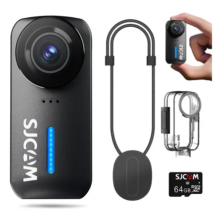 Cámara De Acción Sjcam C110+ 4k 20mp Body Camera Wifi Negro