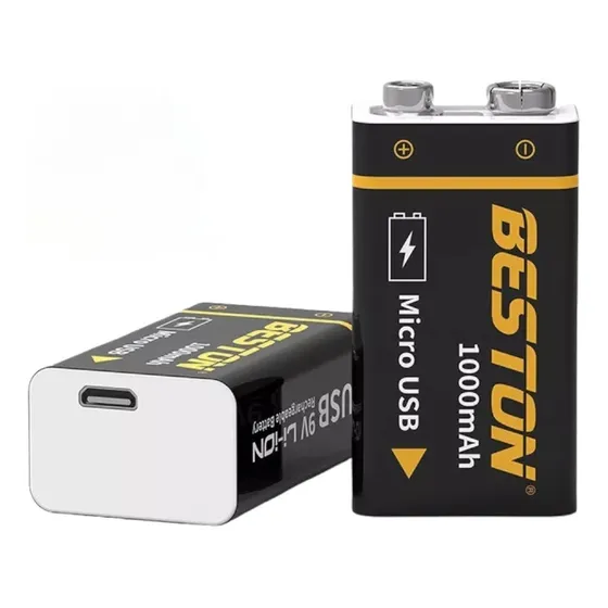 Bateria 9v Recargable 1000mah