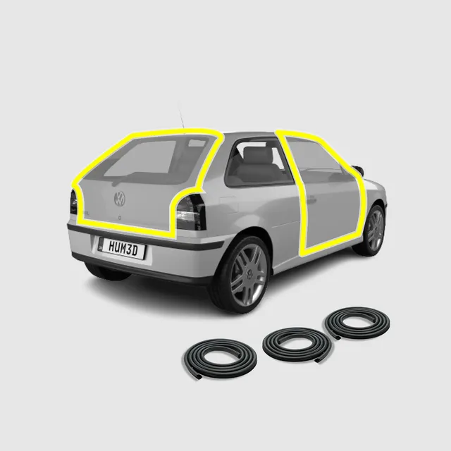 Kit Burletes De Puerta Y Baúl Vw Gol 3p + Regalo