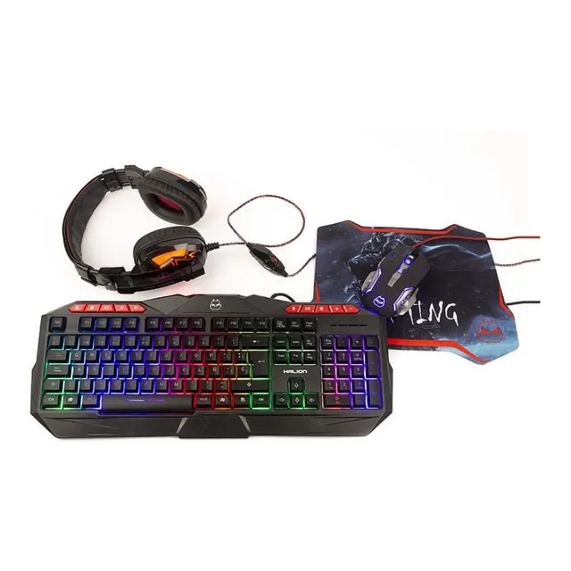 Combo Gamer 4 En 1 Halion Ha-850c Poseidon 