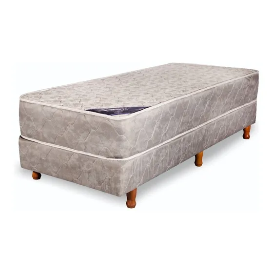 Sommier Elite Romano 1 Plaza 1,90 X 0,80 Celeste. Envio Color Celeste