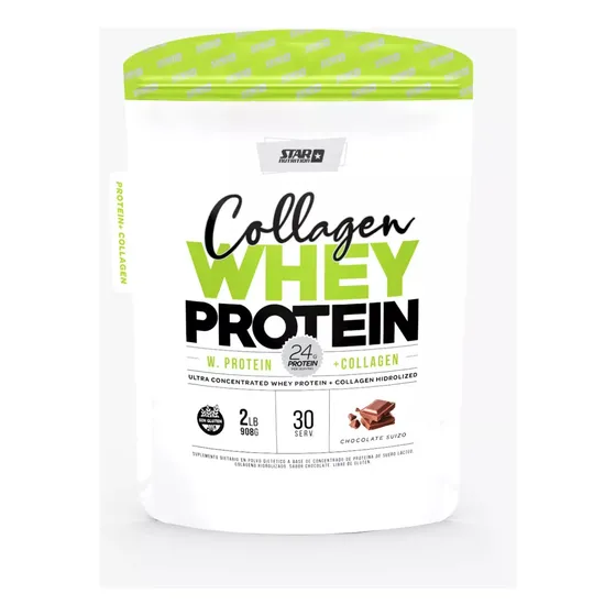 Star Nutrition Collagen Whey Protein Vainilla Cream 908g