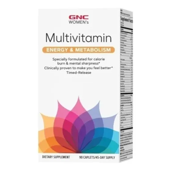 Gnc Women´s Multivitamin Energy & Metabolism + Energia 180tb