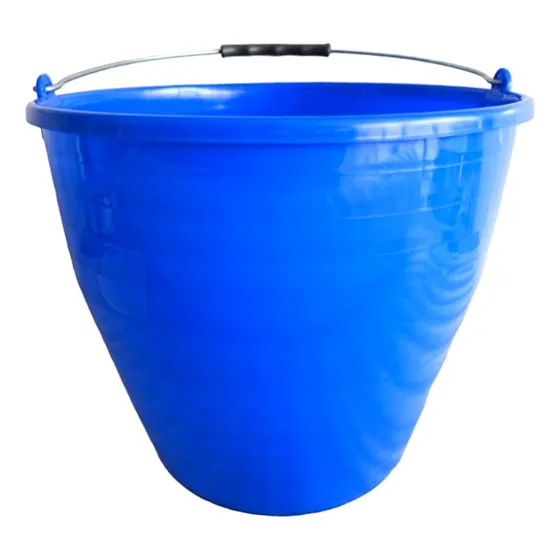 Cubeta De Plástico Con Asa 12 Litros Varios Colores 6 Piezas