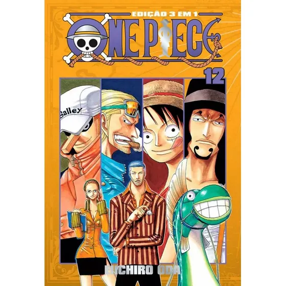 Mangá One Piece 3 Em 1 Volume 12 Panini Lacrado