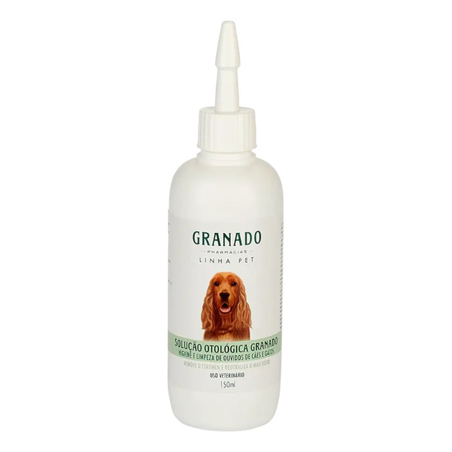 Solução Otológica Granado Pet Limpeza De Ouvido 150ml Solução Otológica Granado Pet Limpeza De Ouvido 150ml