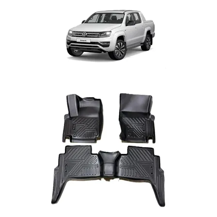 Tapete Bandeja Interno Vw Amarok 2010 Em Diante Preto