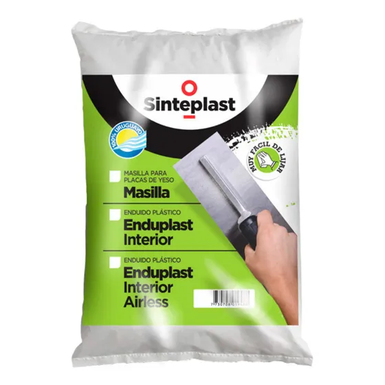 Enduido Plástico Para Interiores Sinteplast 10 Kilos 