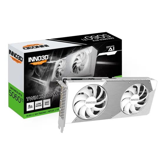 Mercado Livre Gpu Geforce Rtx 5060 Ti 8gb 128bits Gddr7 Twin X2 Oc White image