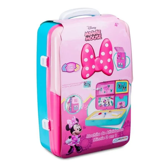 Mochila De Atividades Minnie Com Canetinhas E Acessórios - M