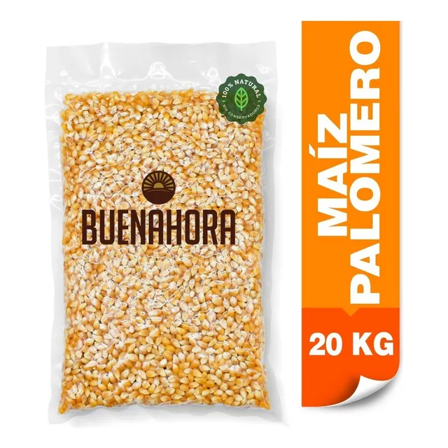 Maíz Palomero Mariposa bulto premium Buenahora 20kg