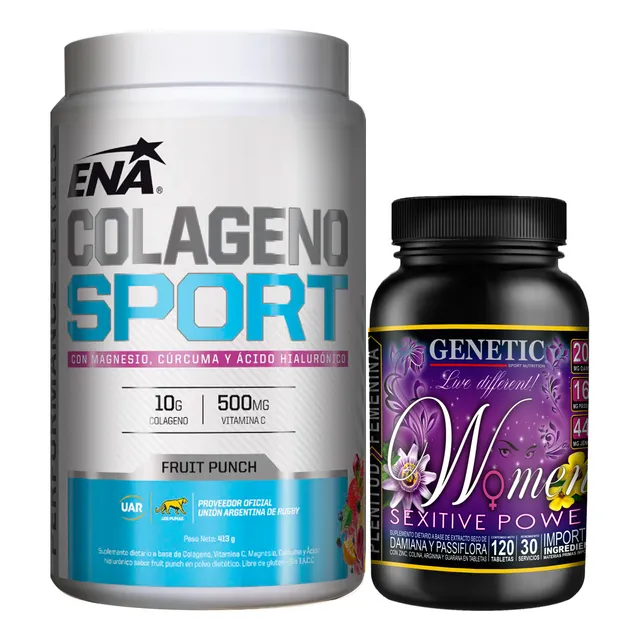Colageno Magnesio Cúrcuma Ac Hialurónico Ena Women Genetic