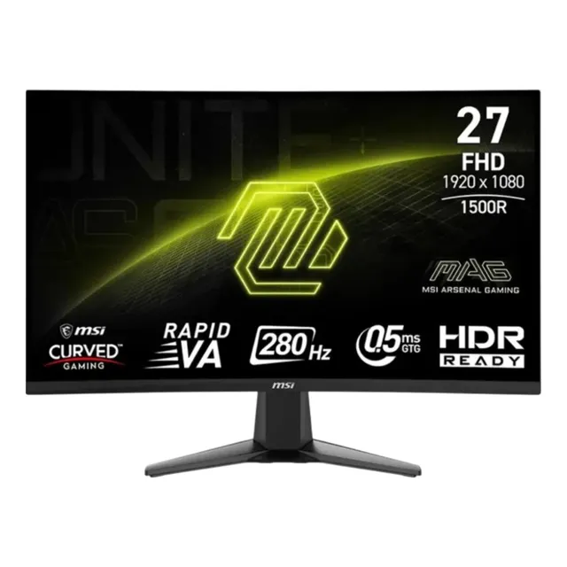 Monitor Gamer Msi Mag276cxf, 27 Full Hd Curvo, 280 Hz, Va