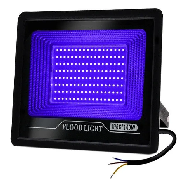 Tacho Foco Luces Led Luz Negra Uv Fiestas Fluor 100w
