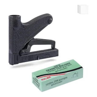 Grampeador Rocama 106 Premium Com Caixa De 2500 Grampos 106/8 Galvanizado Grampeador Rocama 106 Premium Com Caixa De 2500 Grampos 106/8 Galvanizado
