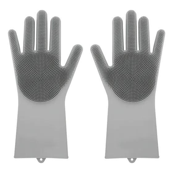 Par De Guantes De Silicona Smart Gris