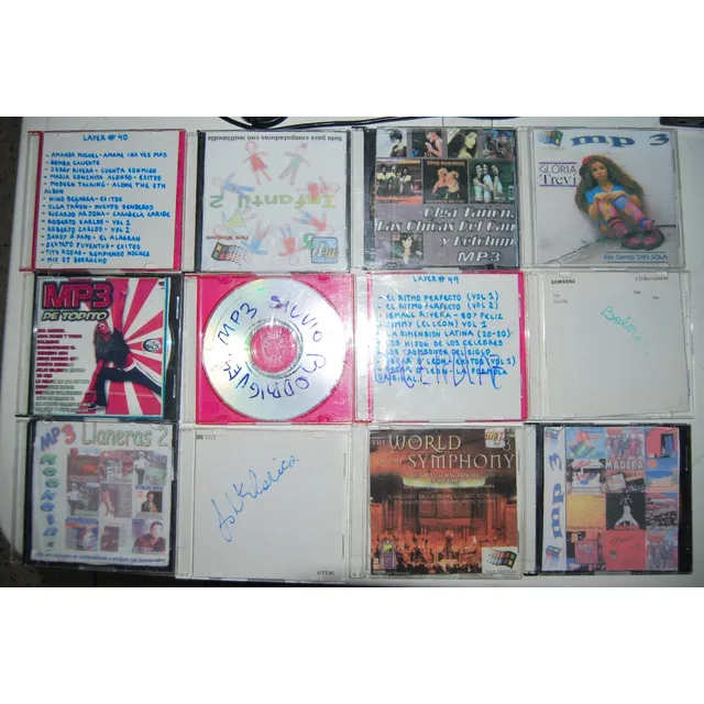 Musica Mp3 Cd Bases Recopilaciones Varios Generos 3x1 Lote 1