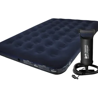 L&T Sports Colchão Inflavel Casal Com Inflador Manual Lt Sports N/a