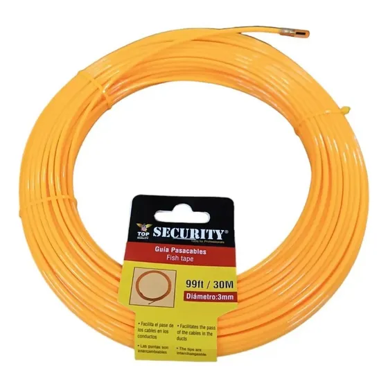 Guía Pasacable Guaya Cinta Pasa Cable 30 Metros Diámetro 3mm