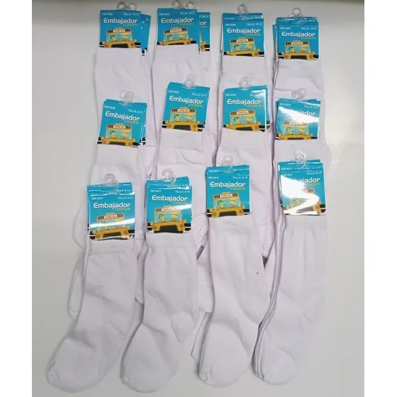 Medias Colegial Medias Escolares Para Niñas Mayor Media Doce