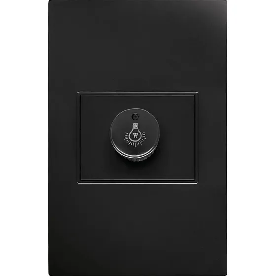Placa De Contacto Atenuador Apl-311 Negro Mate 100w 10 Pack 0 Ma 0v Negro