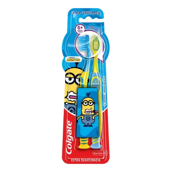 Cepillo Dental Colgate Smiles Minions 6+ Años 2unid