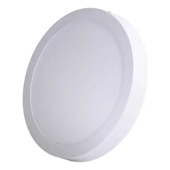 Plafon Pvc Backlight Redondo 24w Con Base Luz Calida