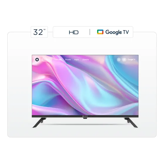 Smart Tv Motorola Google Tv 32 Hd+ Comando De Voz