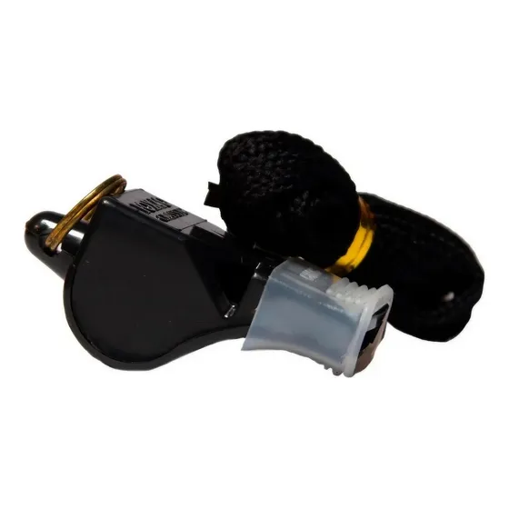 Silbato Profesional Deportivo Fox 40 Classic 115 dB Con Cordón Lanyard Fútbol Basquetbol Arbitraje NFL NCAA NBA CFL FIBA y FIFA