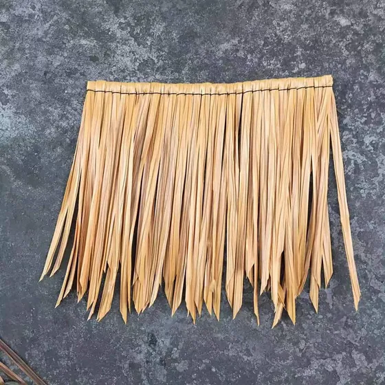 Techo Paja Palma Artificial Ecologico Tiki Rollo Plastico 19