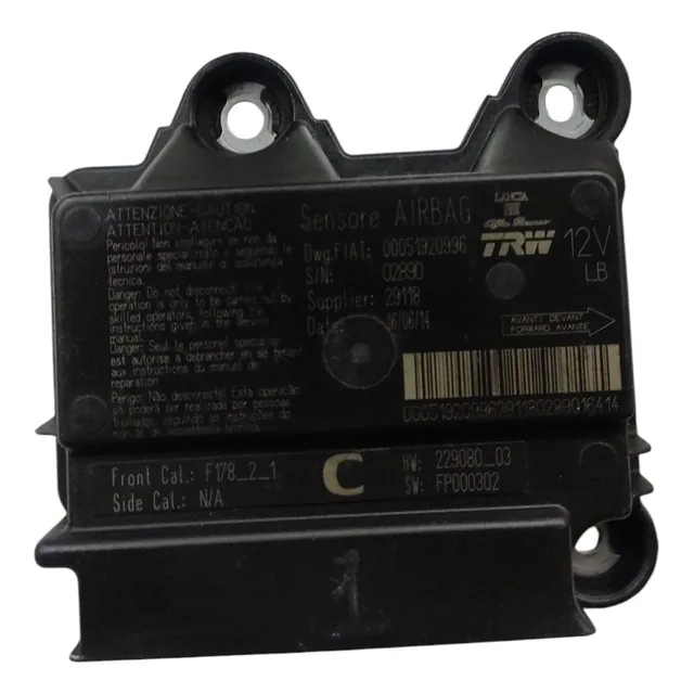 Modulo Central Air Bag Fiat Strada 1.4 2015 2016 2017 2020
