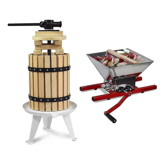 Cesto Madera Maciza 18 Litro Trituradora Clasica Para Vino 7