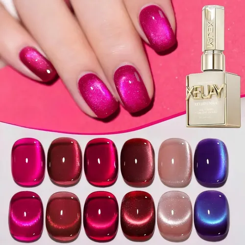 Goodset De 6 Gels Magnéticos Para Uñas Xeijayi Xk202-90 Mult