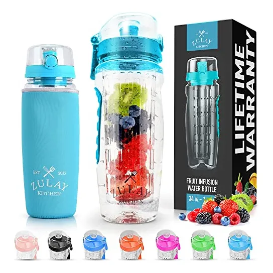 Zulay (34oz Capacidad) Botella De Agua De Infusión De 81h5c