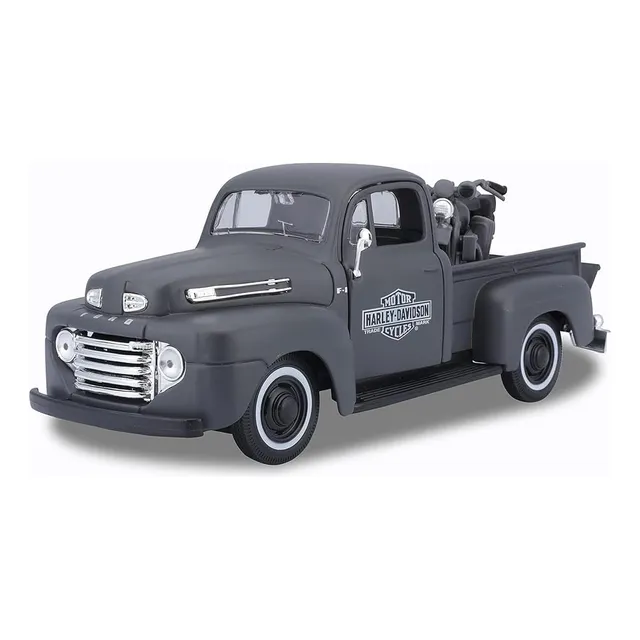 Ford F100 Y Harley Davidson Escala 1/24 Año  1948
